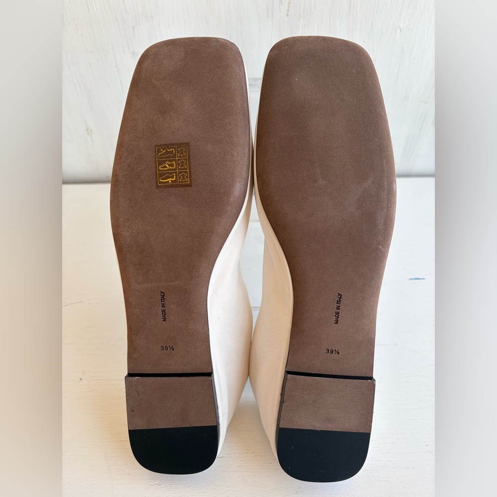 The Row Square Toe Ballet Flats White 9.5 - Picture 6 of 9